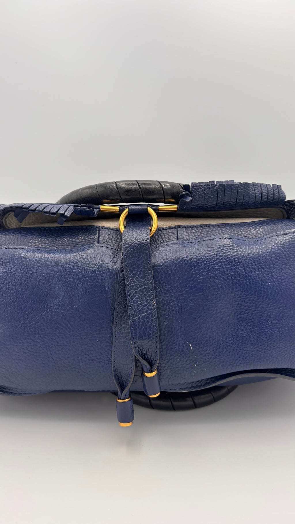 Blaue Chloé Marcie Medium Fringe Edition