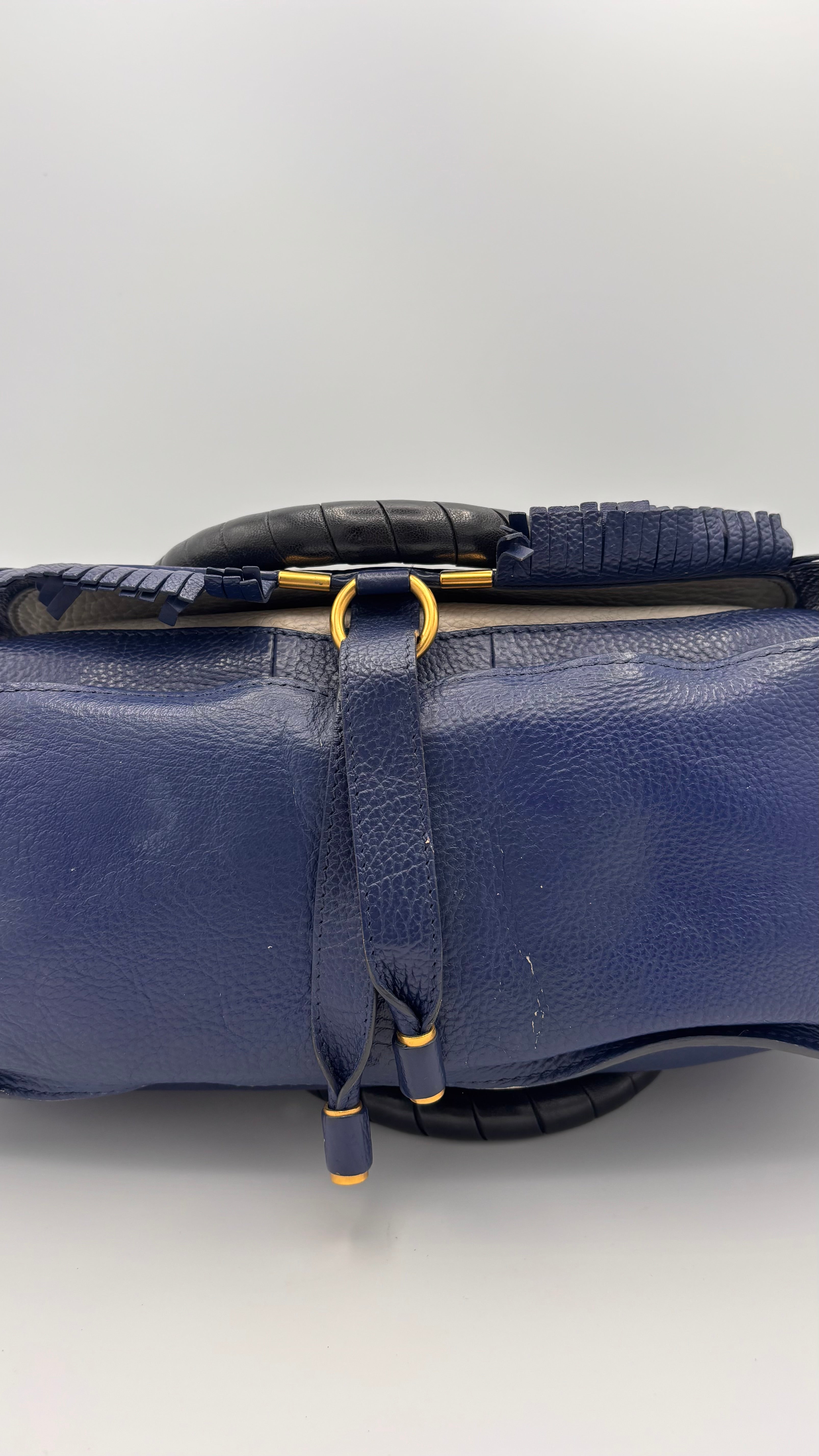 Blaue Chloé Marcie Medium Fringe Edition