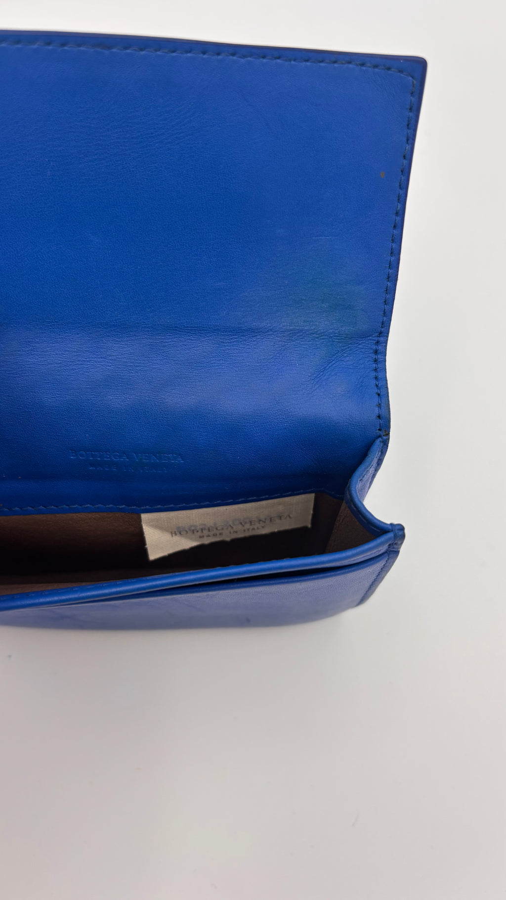 blauer Bottega Coinholder