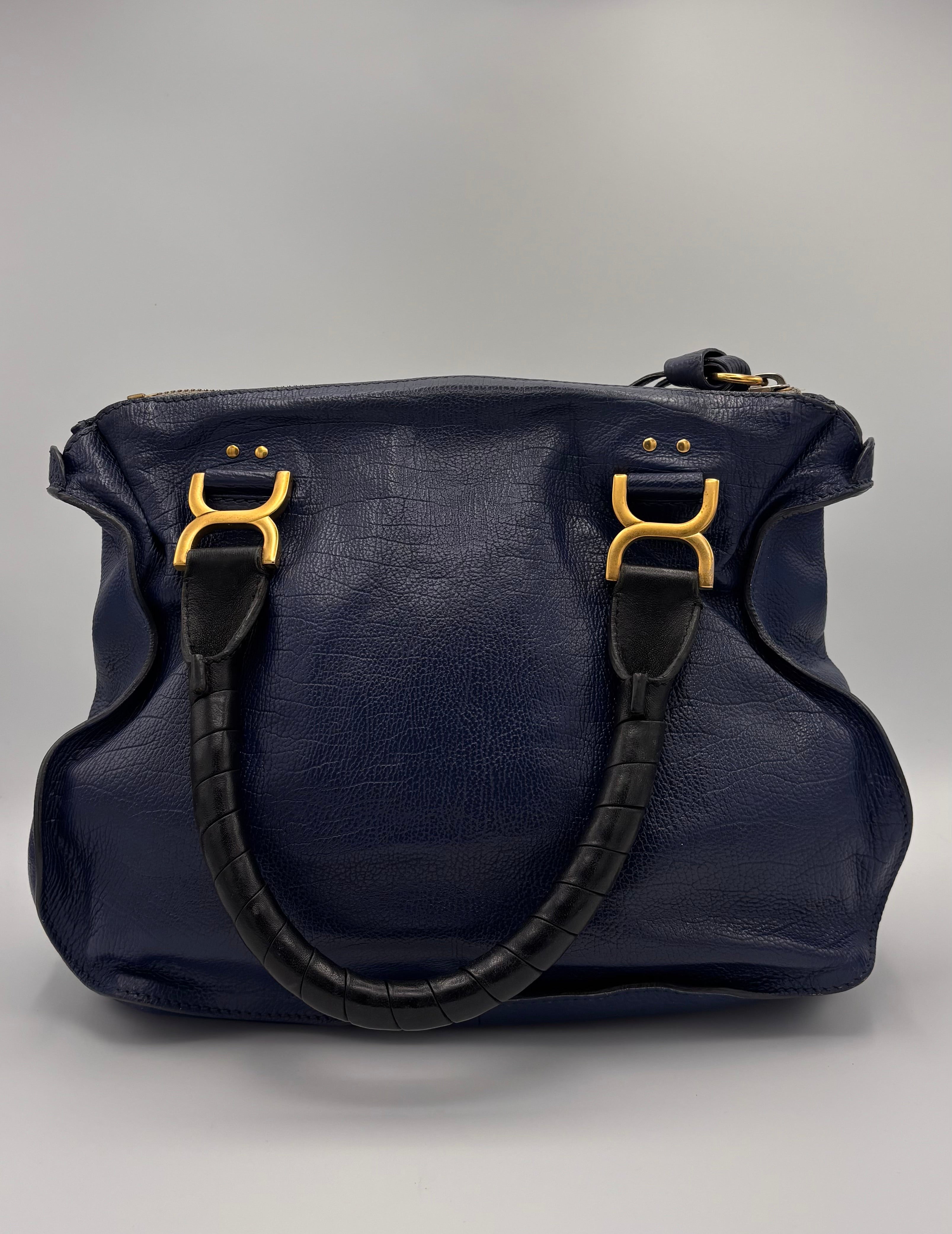 Blaue Chloé Marcie Medium Fringe Edition