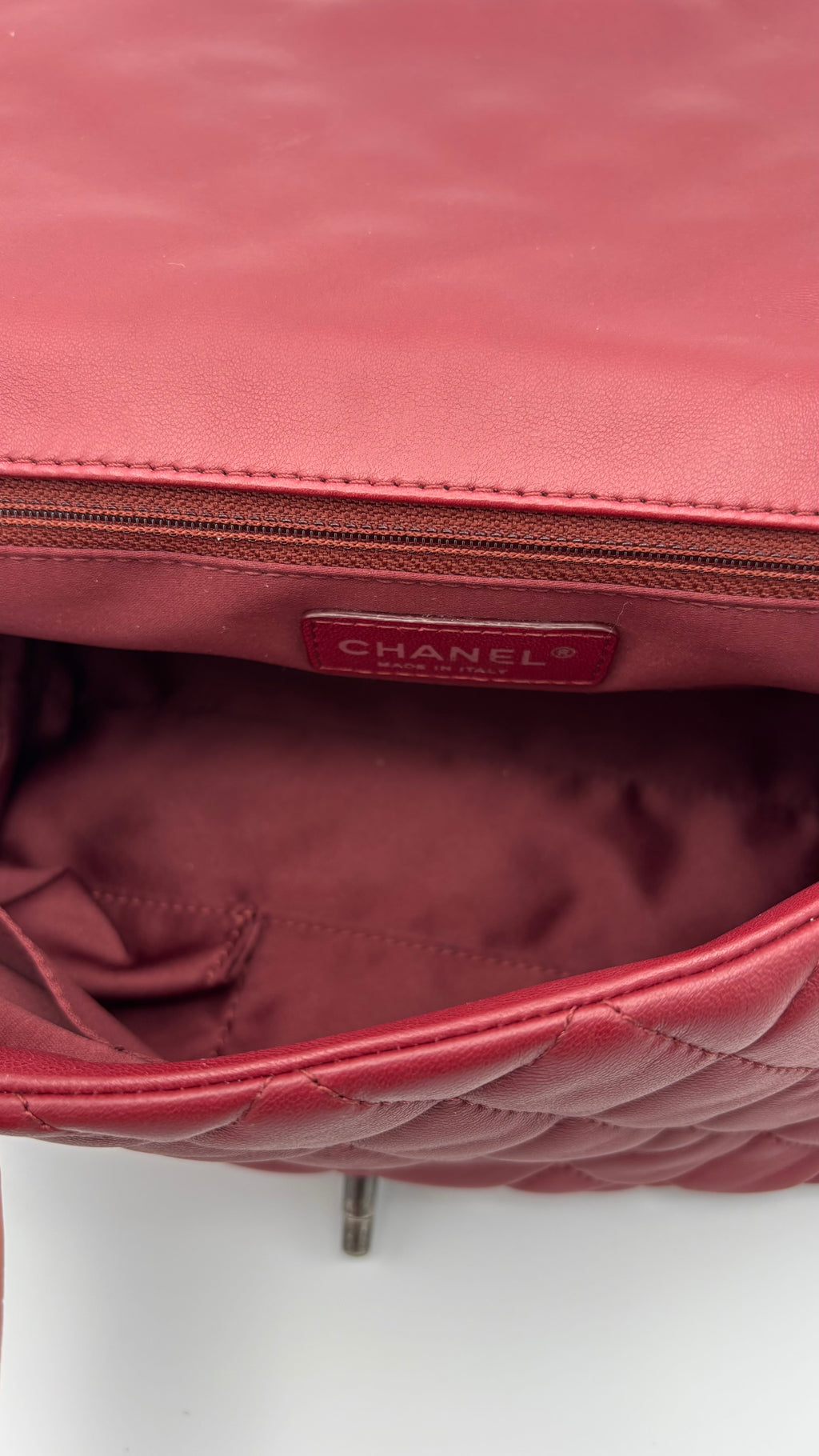 Bordeaux Chanel Classic Flap Bubble