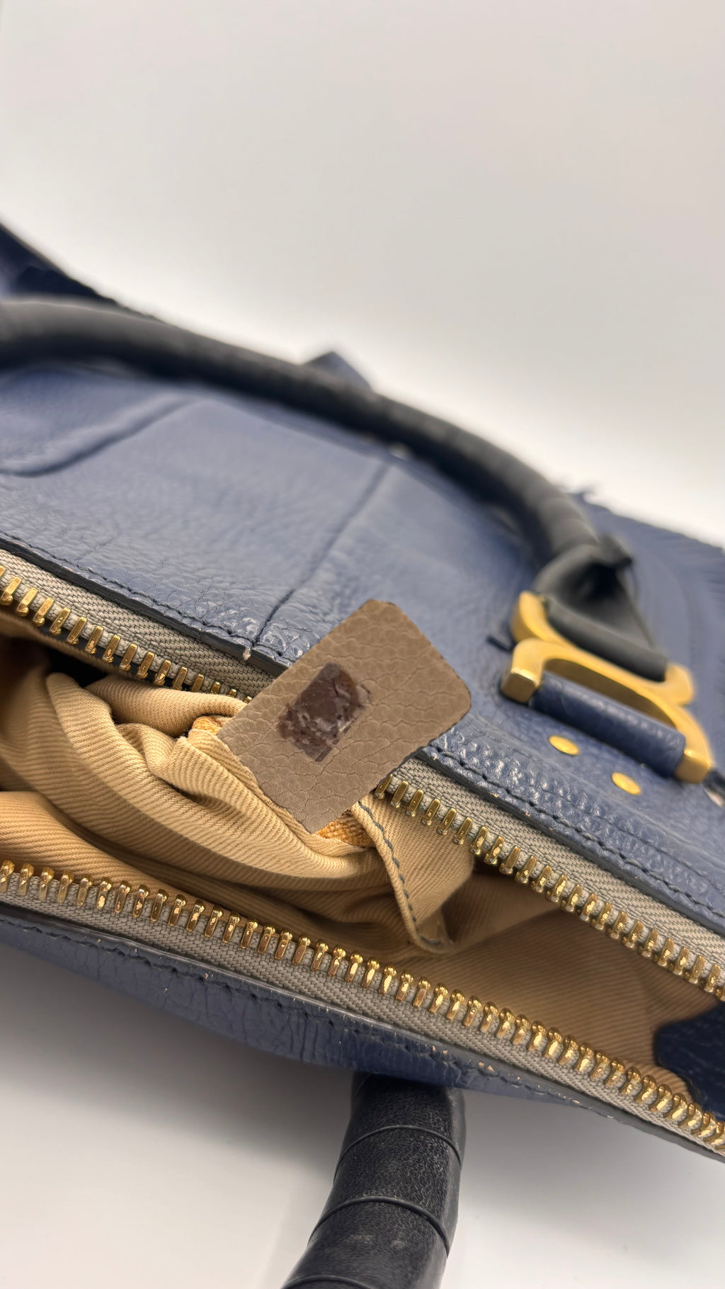 Blaue Chloé Marcie Medium Fringe Edition