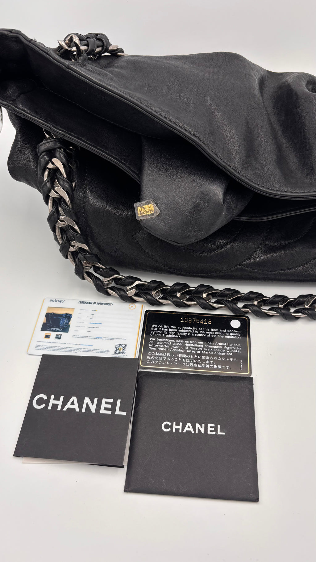 Slouchy Chanel Modern Chain Tote