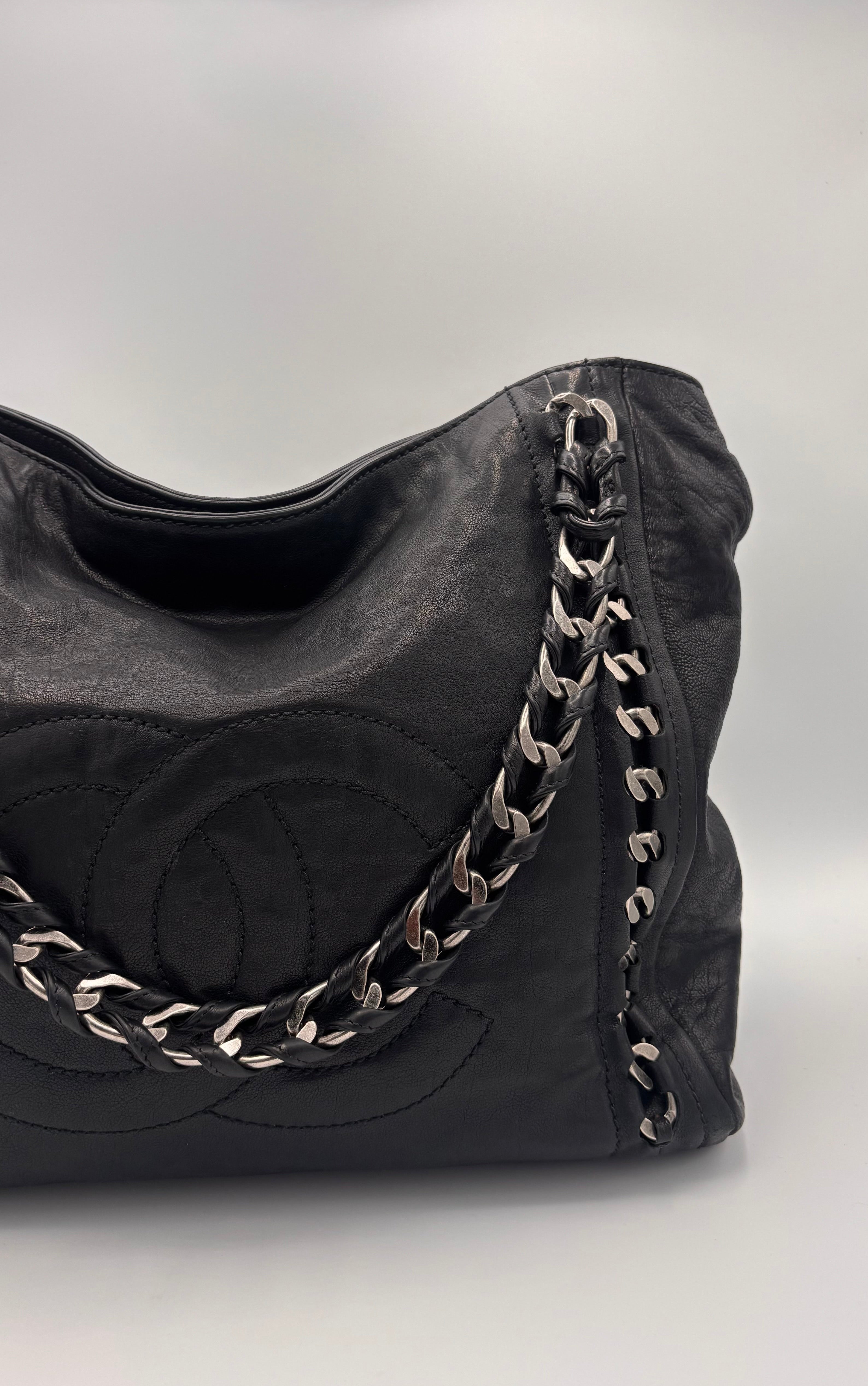 Slouchy Chanel Modern Chain Tote