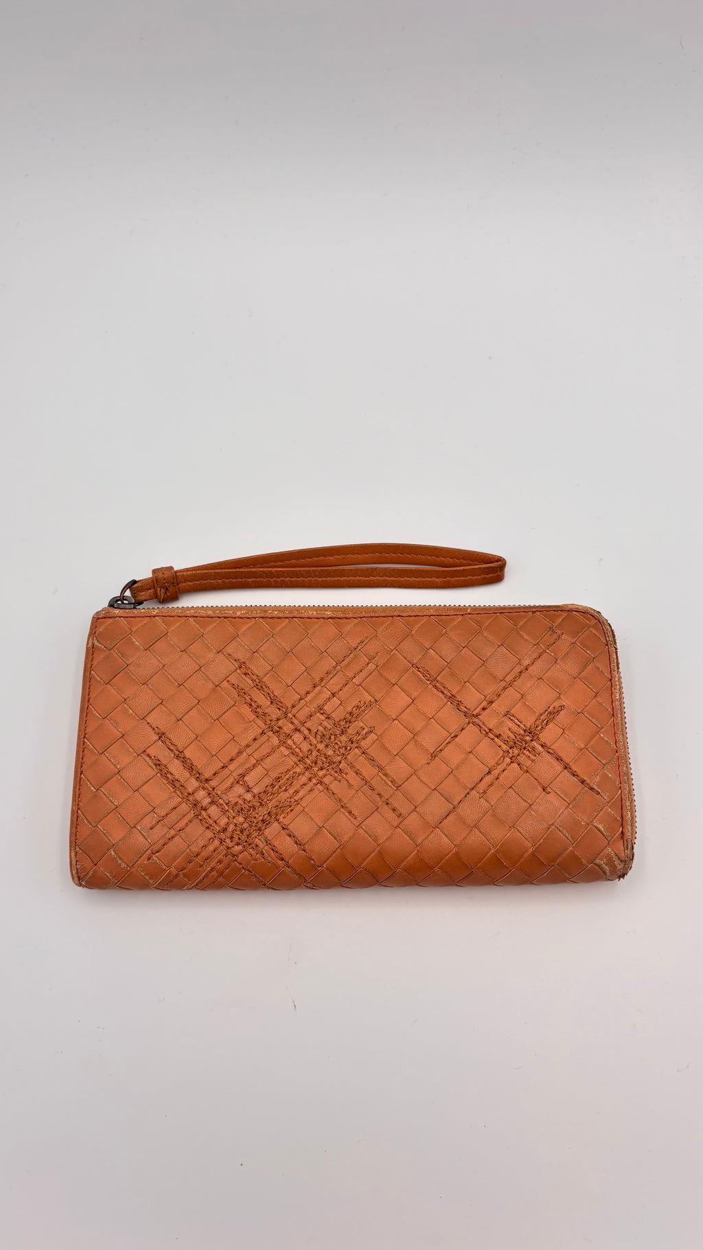 distressed Bottega Portemonnaie