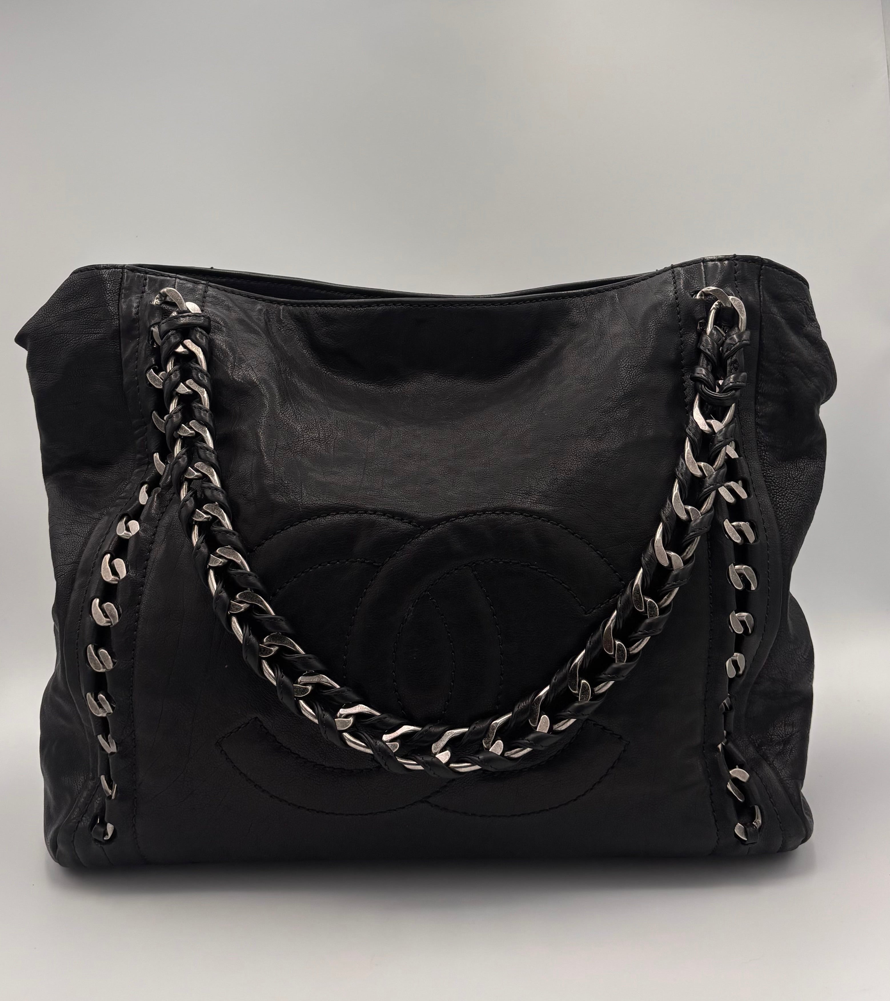 Slouchy Chanel Modern Chain Tote