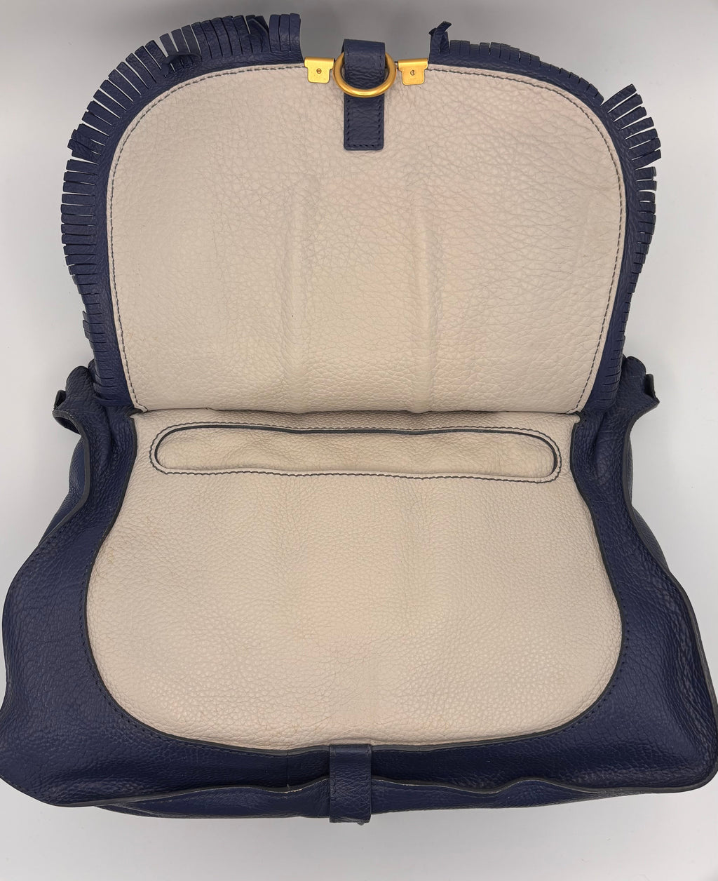 Blaue Chloé Marcie Medium Fringe Edition