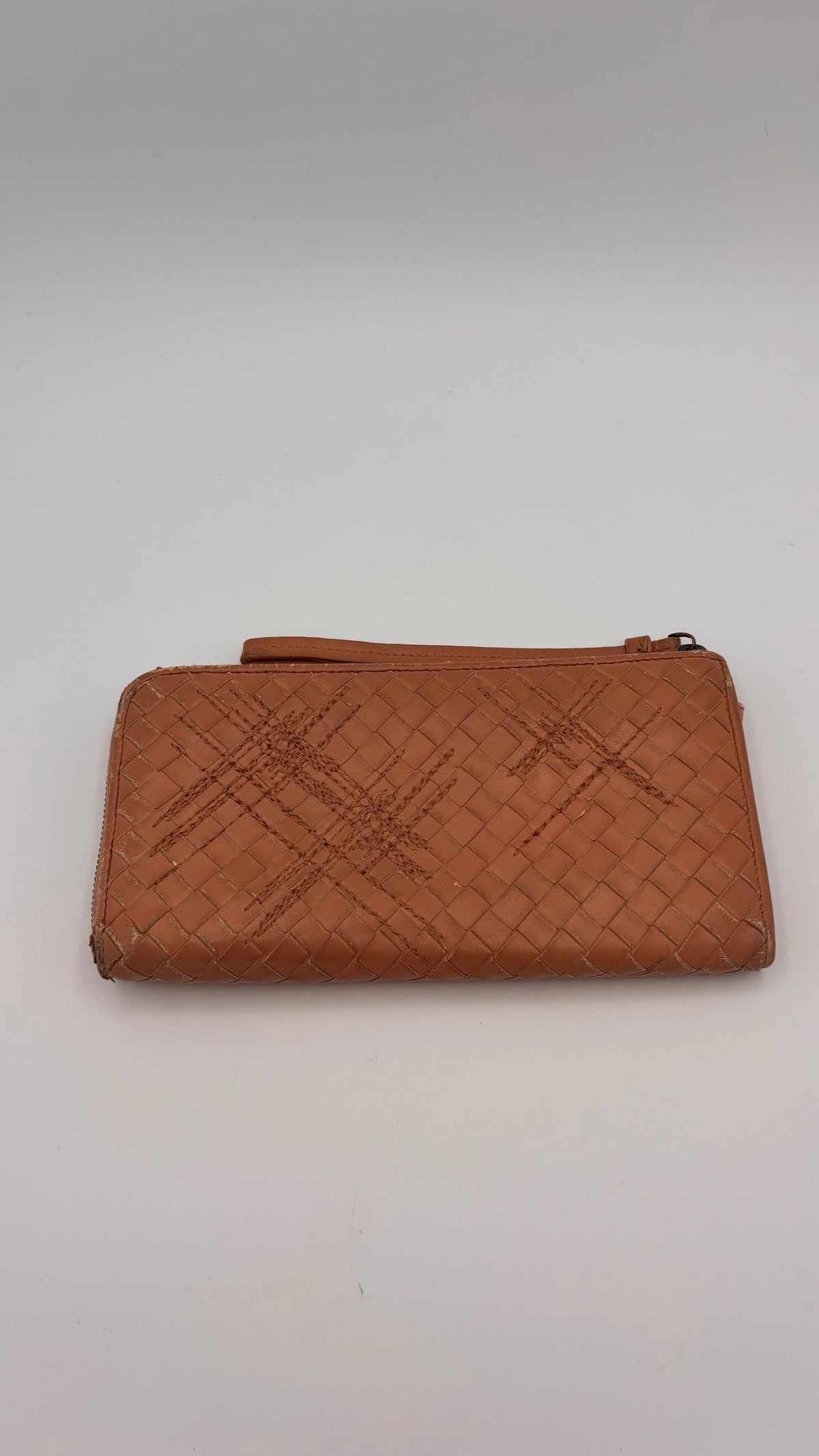 distressed Bottega Portemonnaie