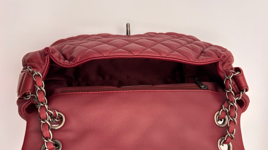 Bordeaux Chanel Classic Flap Bubble