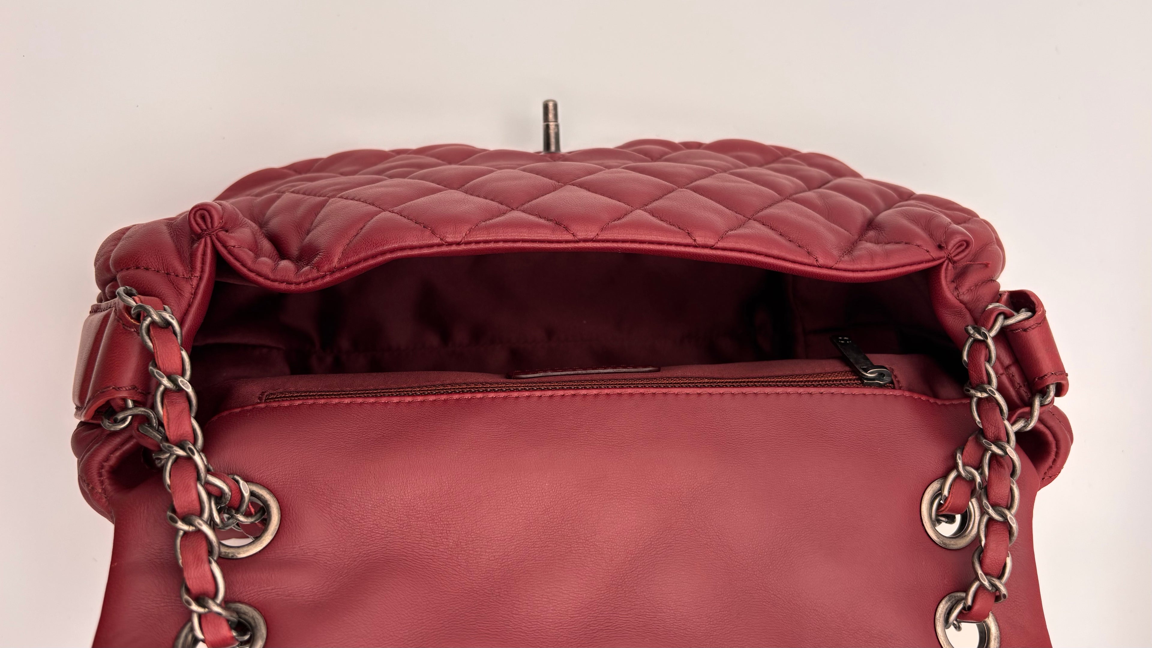 Bordeaux Chanel Classic Flap Bubble