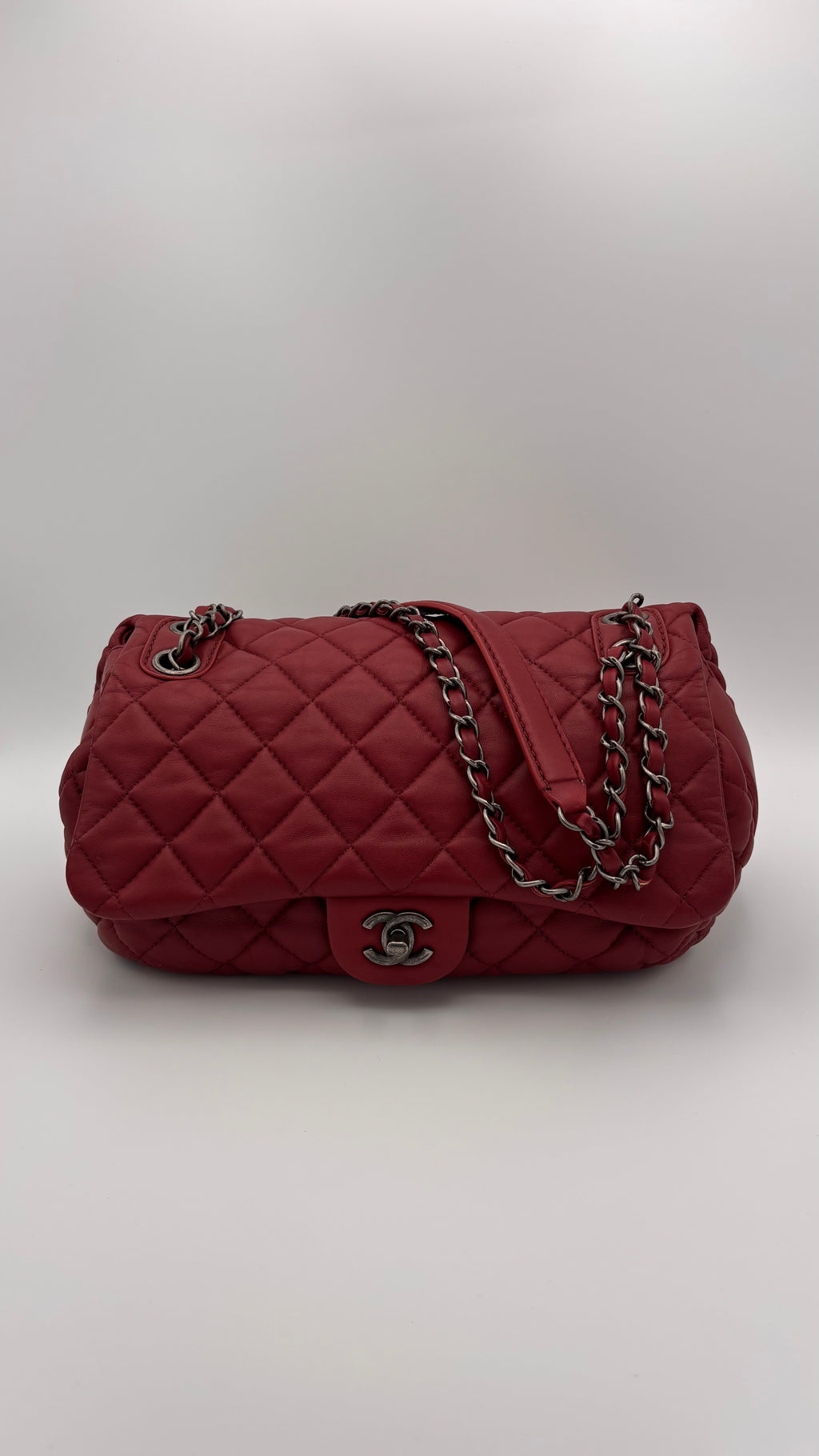 Bordeaux Chanel Classic Flap Bubble