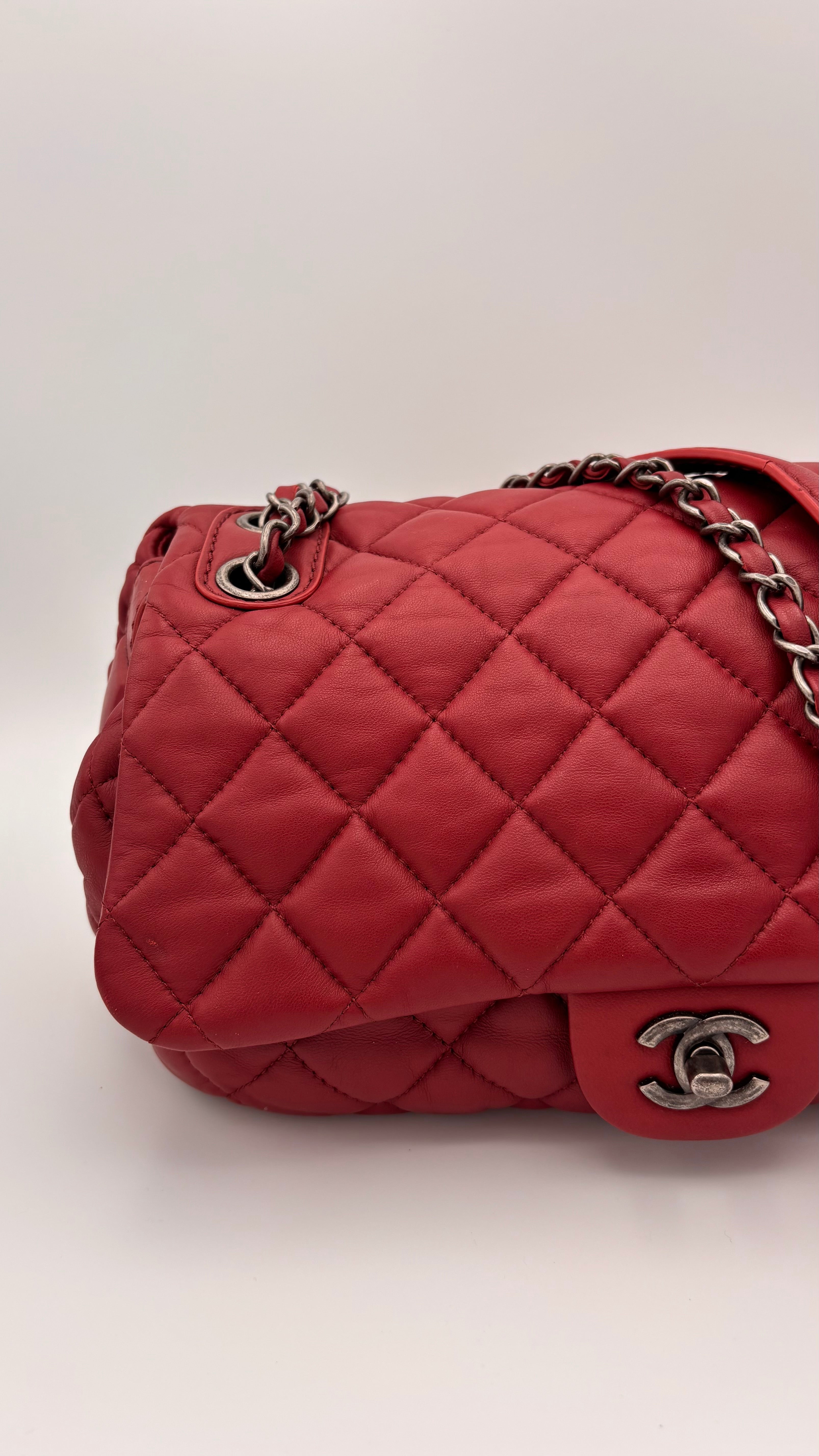 Bordeaux Chanel Classic Flap Bubble